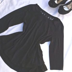 Style & Co Lace Bk Top